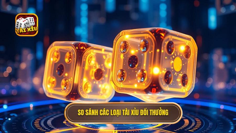 So sánh các loại tài xỉu đổi thưởng phổ biến nhất
