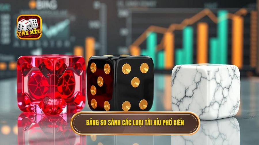 Các loại tài xỉu phổ biến hiện nay: Phân tích chi tiết và kinh nghiệm lựa chọn 3 Bảng so sánh các loại tài xỉu phổ biến hiện nay