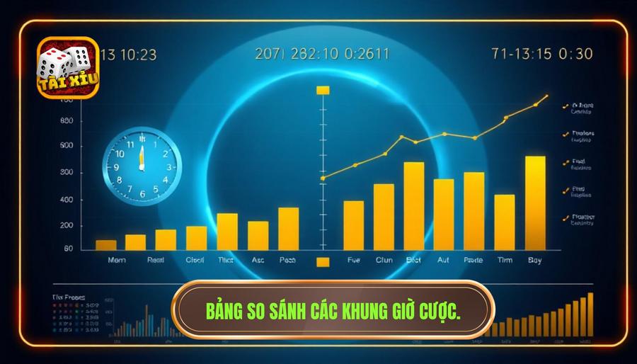 Thời điểm nào trong ngày dễ chơi hơn? Phân tích chuyên sâu từ chuyên gia TÀI XỈU 4 Bảng so sánh đặc điểm các khung giờ cược