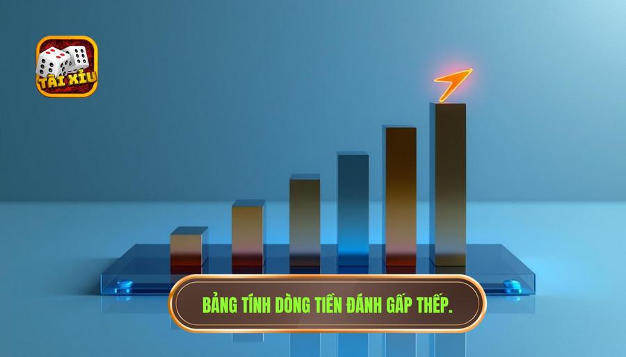 Có nên gấp thếp khi chơi tài xỉu? Phân tích chuyên sâu từ cao thủ 3 Bảng minh họa dòng tiền khi đánh gấp thếp